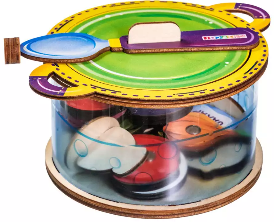 Игра обучающая на магнитах Кастрюлька, вари П3061 SmileDECOR