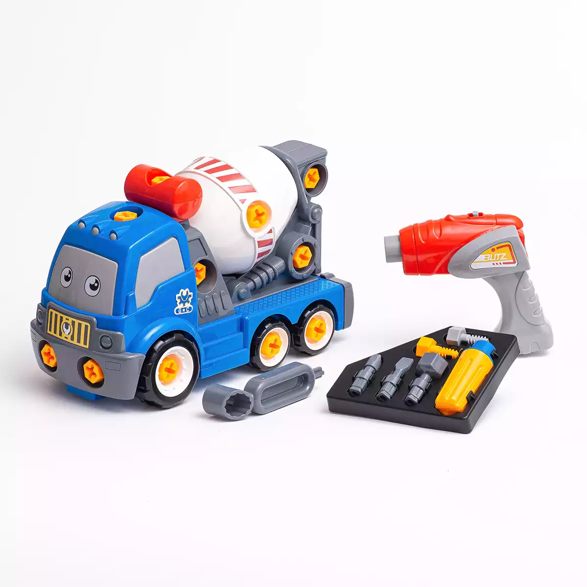 Набор бетономешалка с аксессуарами WT889-F