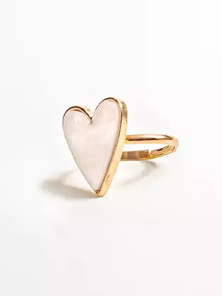 Кольцо сердце 1 шт 16-20р KEANU