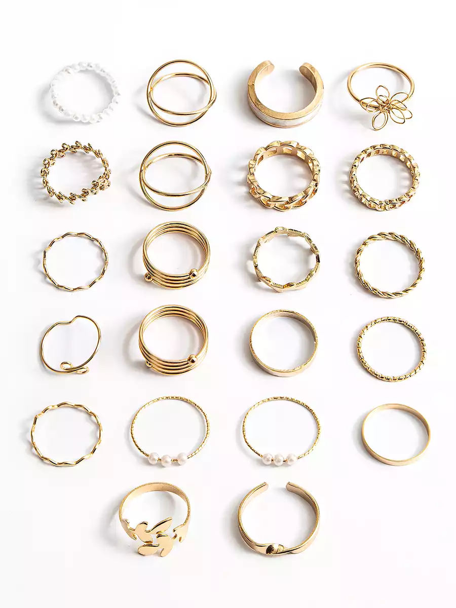 Набор колец 22 шт KEANU