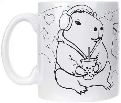 Набор для творчества Кружка для росписи Капибара МУЛЬТИ АРТ MUG-129515