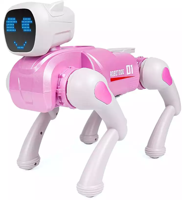 Робот р/у Syber-Dog X1 pink WB +акб