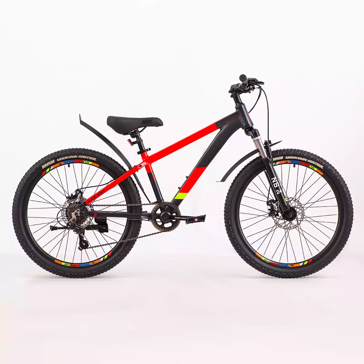 Велосипед подростковый 24 NS 455 DISC AL 7ск рама 12 RUSH HOUR