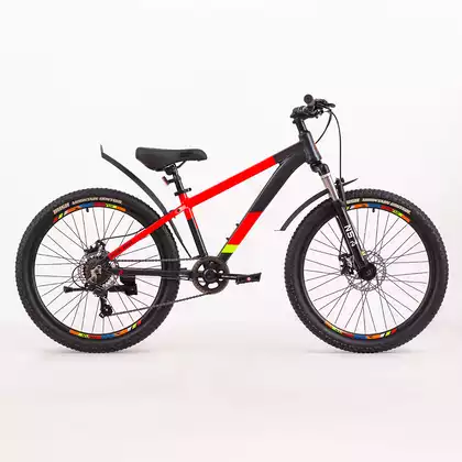 Велосипед подростковый 24 NS 455 DISC AL 7ск рама 12 RUSH HOUR