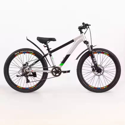 Велосипед подростковый 24 NS 455 DISC AL 7ск рама 12 RUSH HOUR