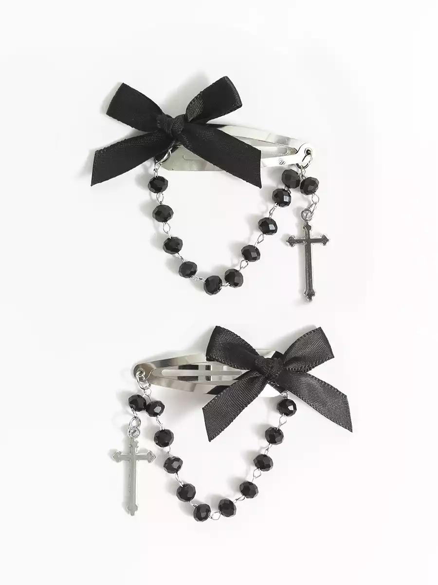 Зажим для волос 2 шт Vulpes 058D-7796D