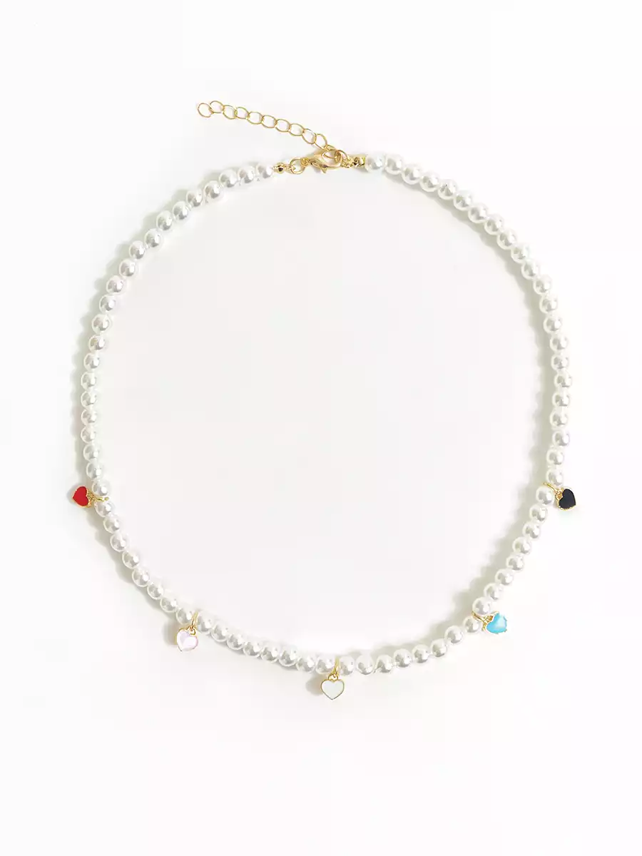 Чокер сердечки Vulpes 058D-7868D