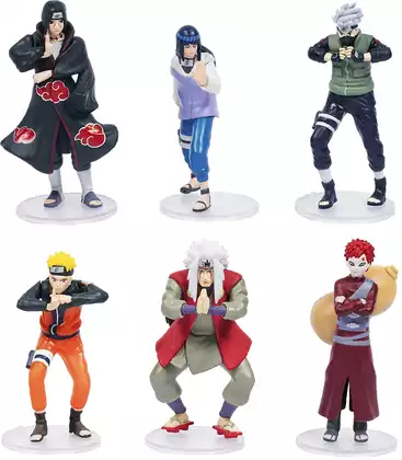 Игровой набор из 8 фигурок Naruto (Наруто) 7см 65440 в/к