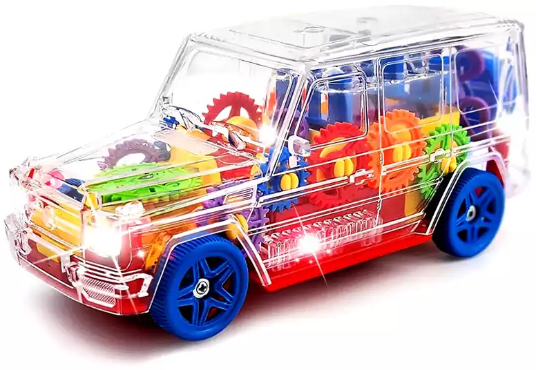 Машина на батарейках CA-1A Джип Шестеренки свет/звук