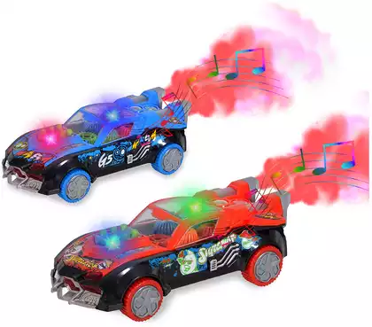 Машина на батарейках CA-4A Гонка свет/звук