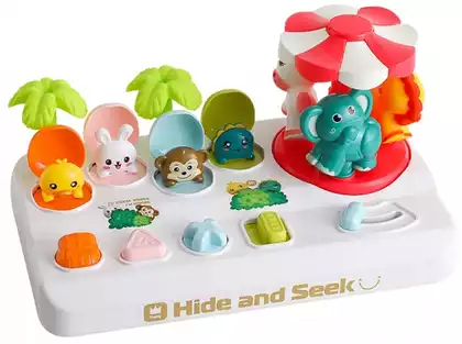 Развивающая игрушка-вырастайка Весёлые прятки 8019B