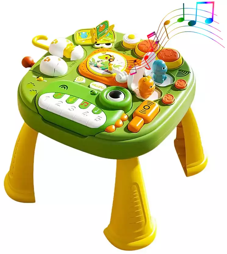 Развивающий игровой столик-бизиборд Динозавр 59026