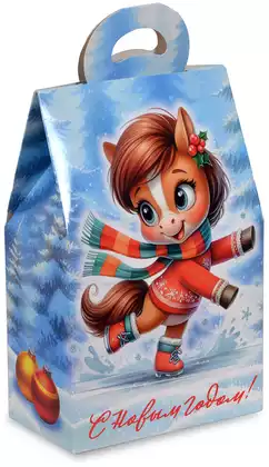 Коробка новогодняя Понни 172х95х275мм 250623