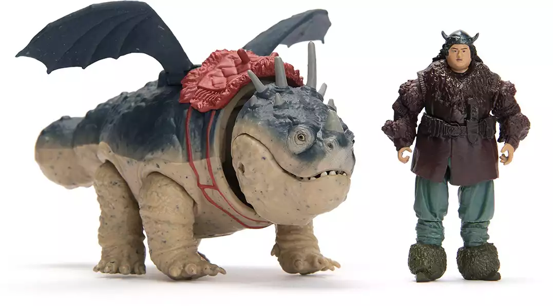 Игровой набор Dragons (Драконы) Викинг и дракон:Рыбьеног и Громмель 23см 67274 в/к