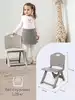 Стул детский пластик складной Kidwick Martin G0452200 пепельный
