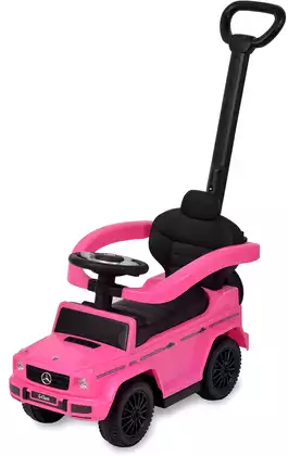 Машина-каталка Mercedes-Benz G с ручкой красный PT653