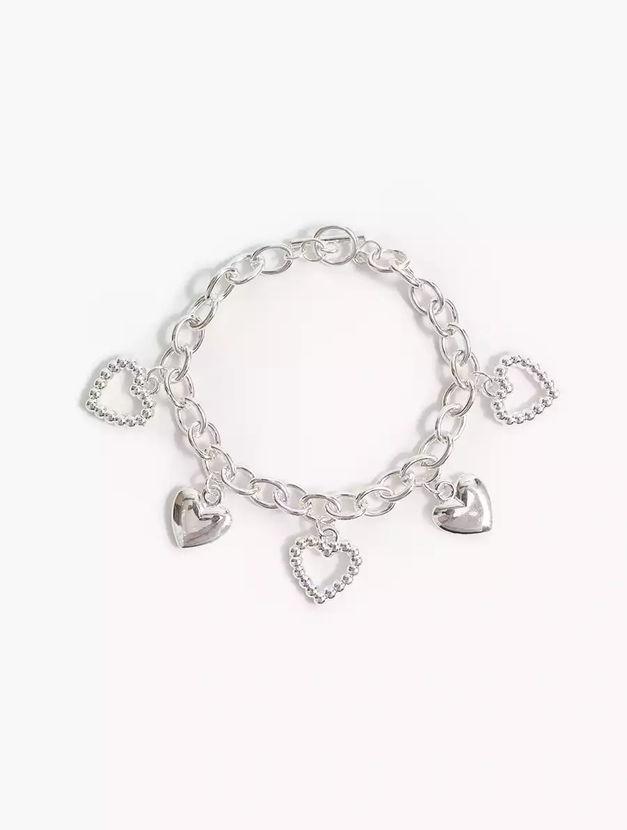 Браслет сердечки KEANU 058D-7902D