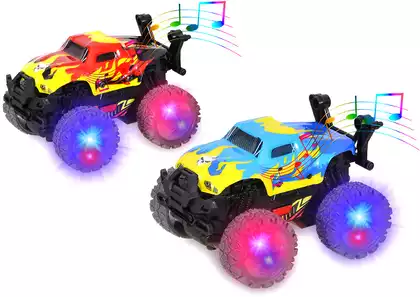 Машина инерционная YDX602A/B Перевертыш свет/звук