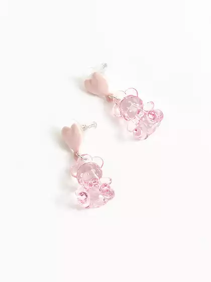 Серьги мишка Vulpes 058D-7936D