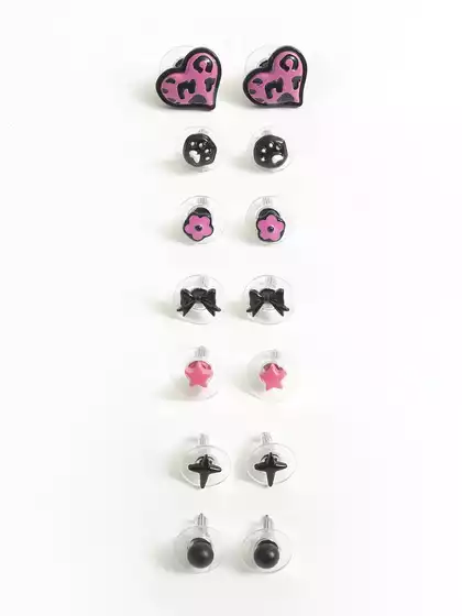 Серьги гвоздики 7 пар Vulpes 058D-7913D