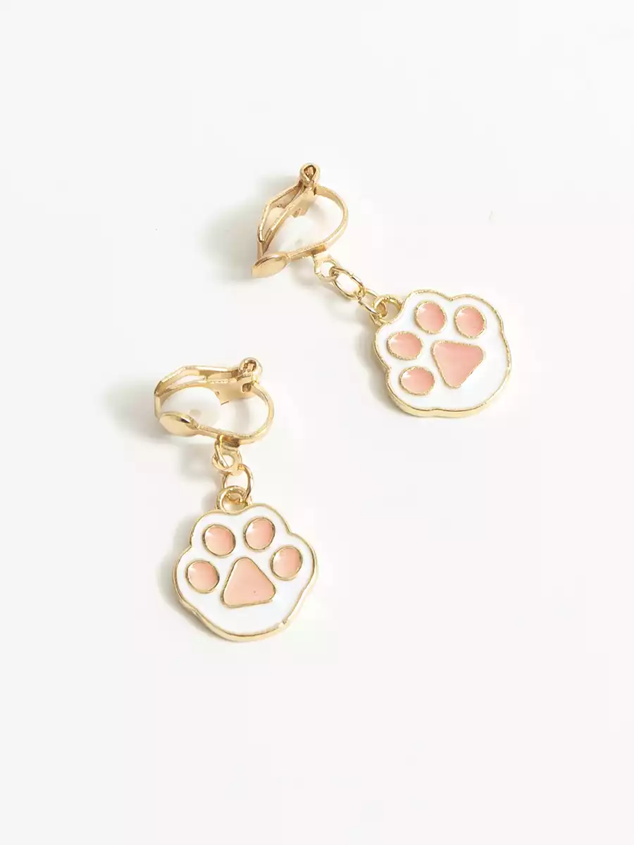 Серьги клипсы 1 пара лапки Vulpes 058D-7922D