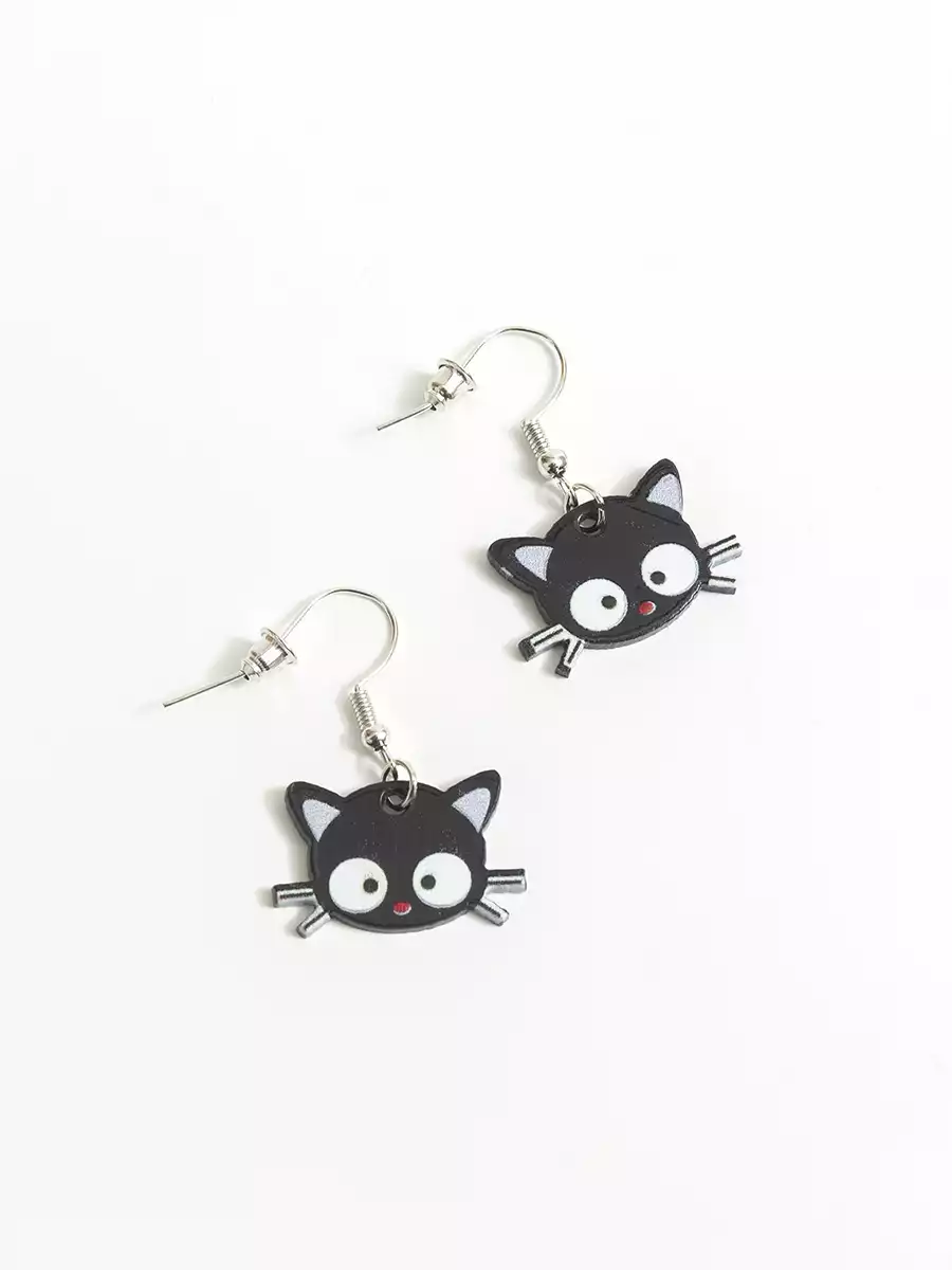 Серьги 1 пара кошки Vulpes 058D-7925D