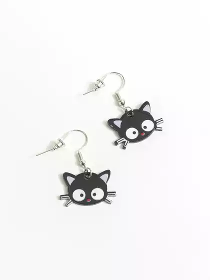 Серьги 1 пара кошки Vulpes 058D-7925D