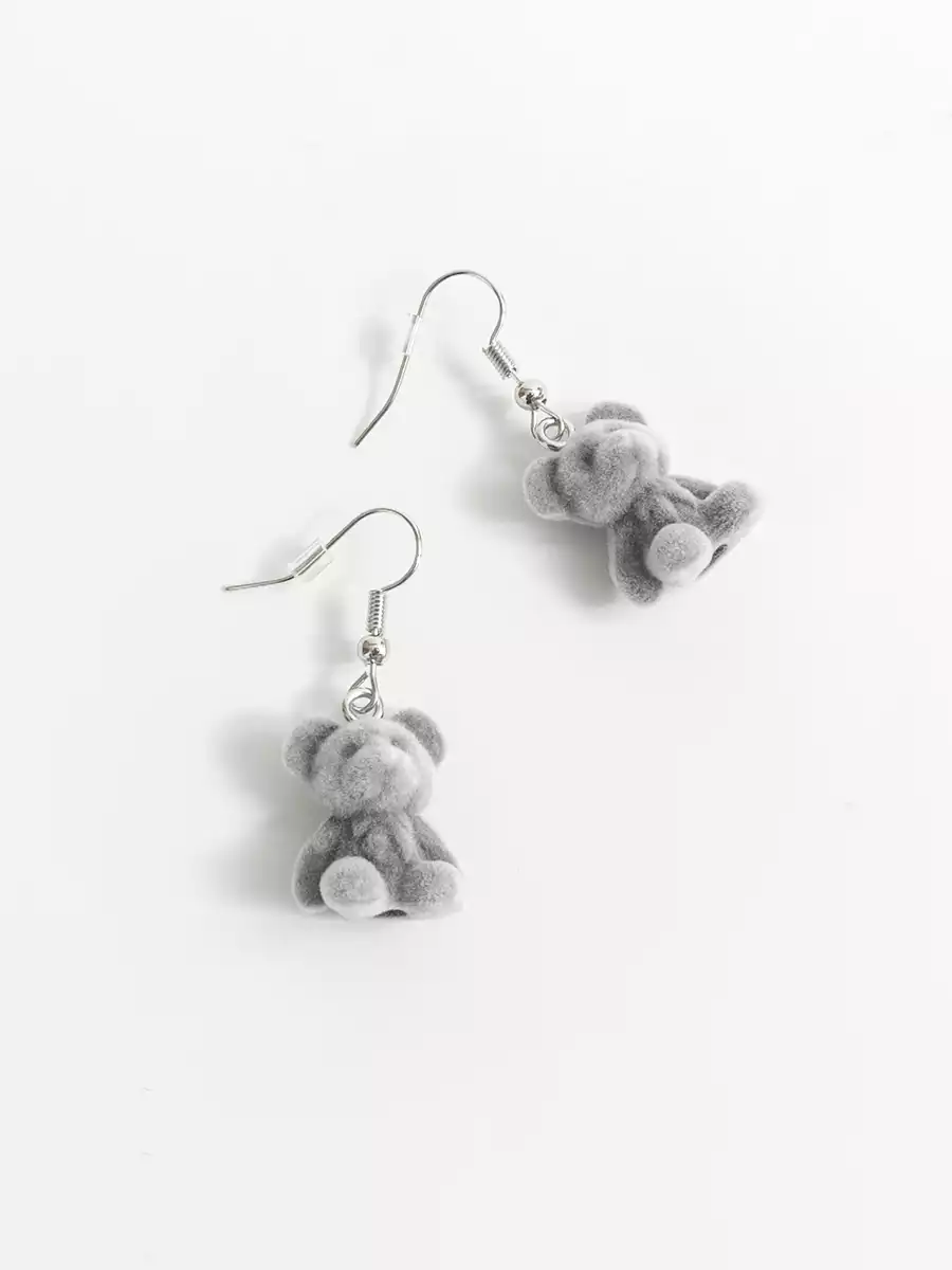 Серьги 1 пара медведи Vulpes 058D-7928D