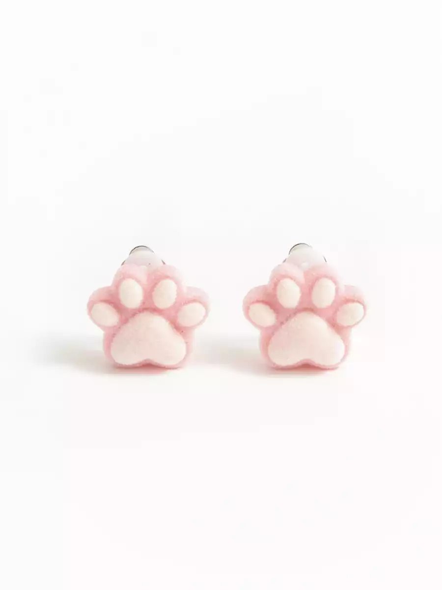 Серьги клипсы 1 пара лапки Vulpes 058D-7923D
