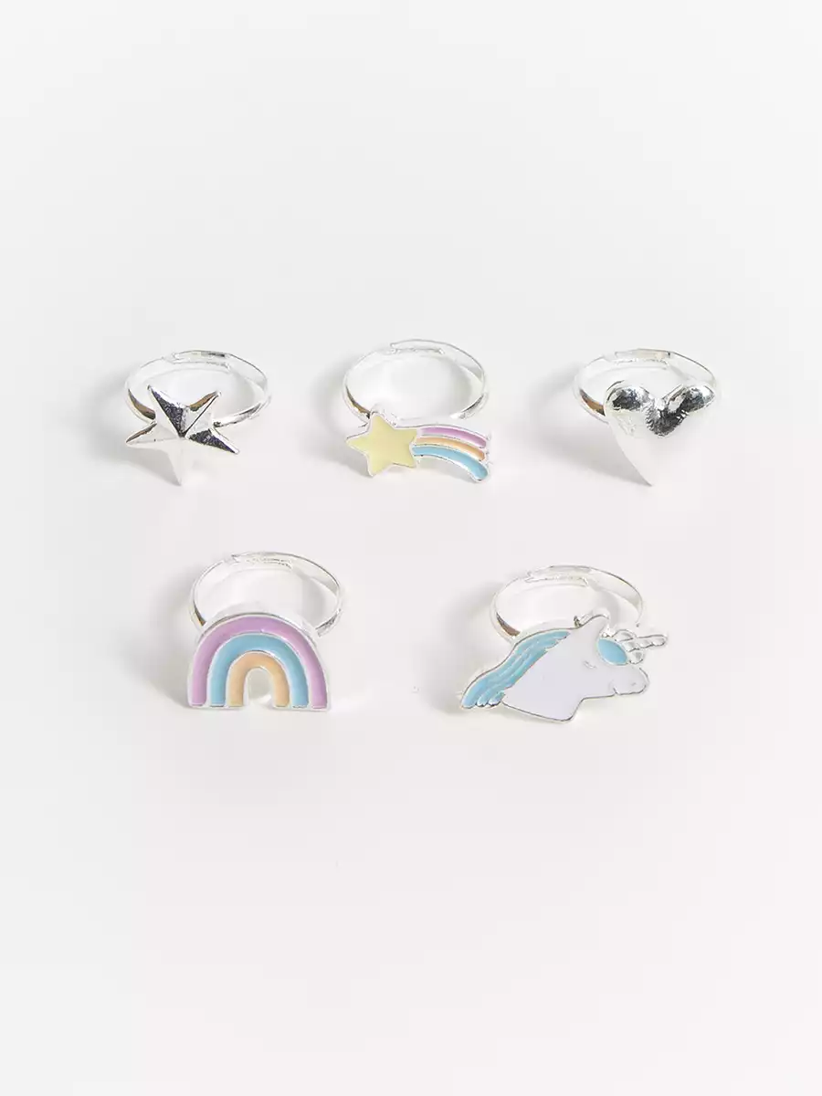 Набор колец 5 шт пони Vulpes 058D-7933D