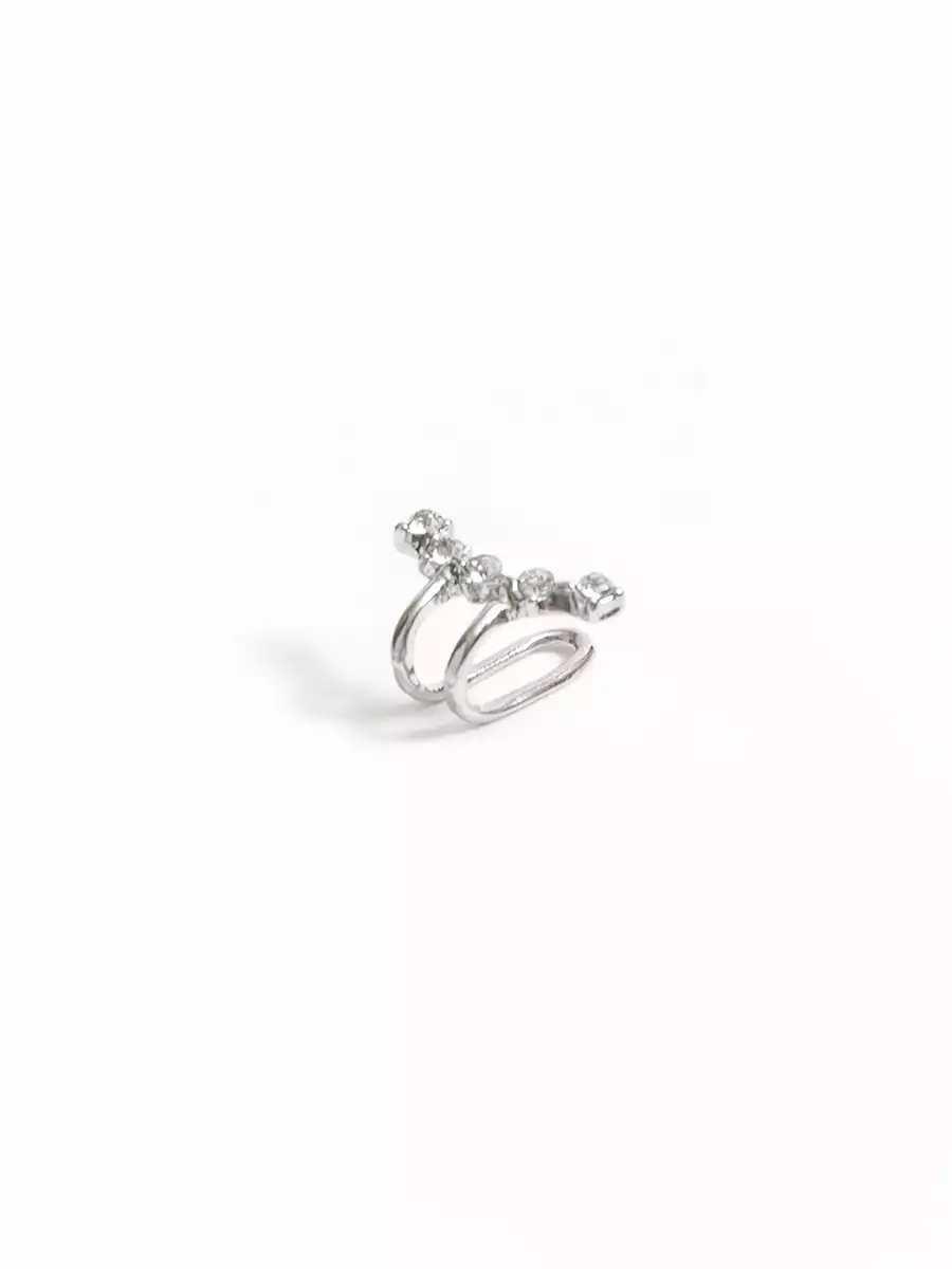 Серьги 1 шт кафф без прокола моносерьга KEANU 058D-7992D