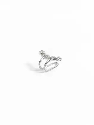 Серьги 1 шт кафф без прокола моносерьга KEANU 058D-7992D