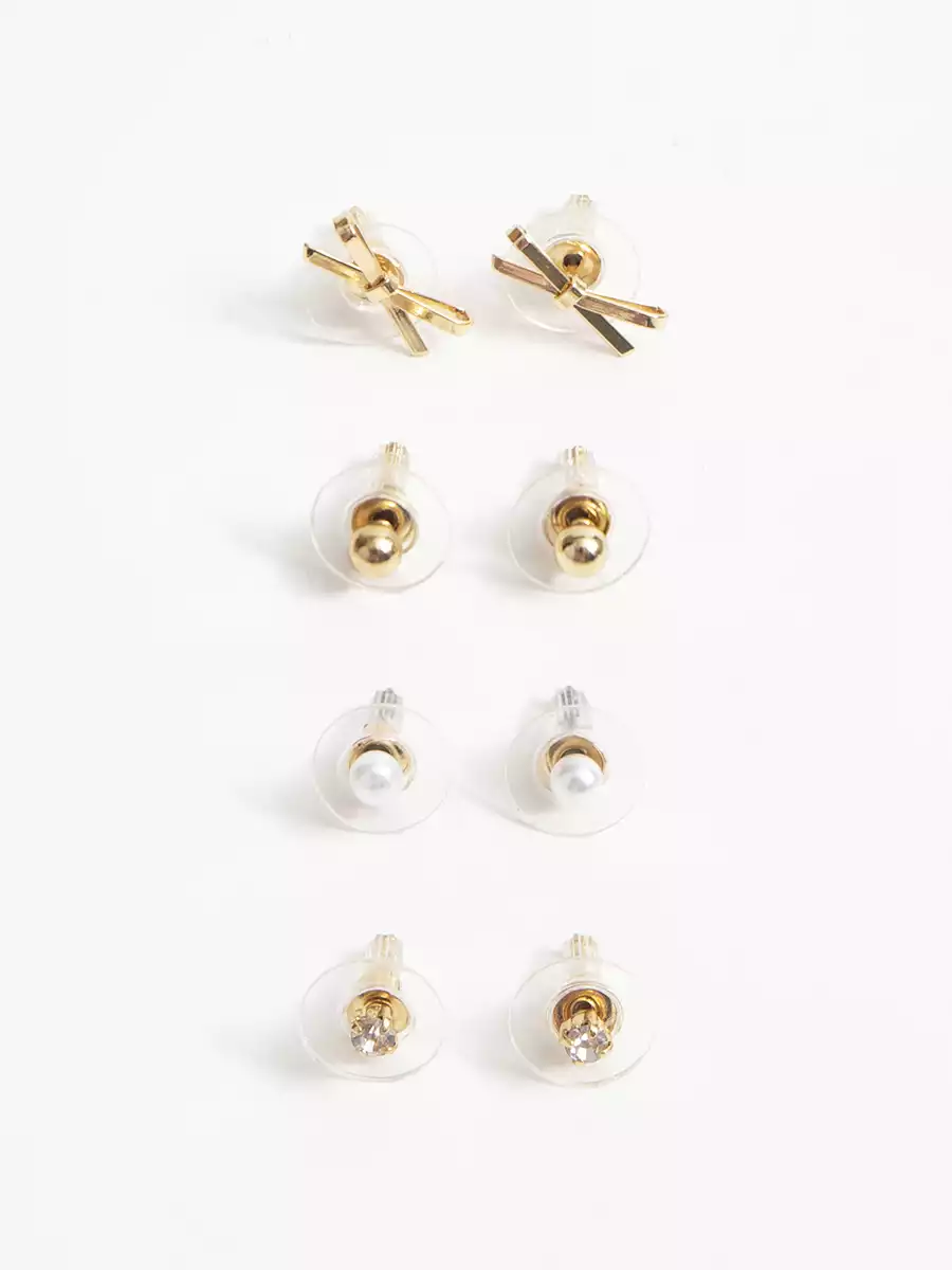 Серьги в наборе 4 пары 058D-7942D