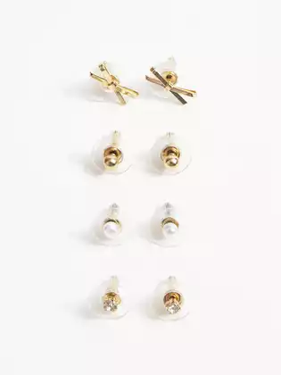 Серьги в наборе 4 пары 058D-7942D