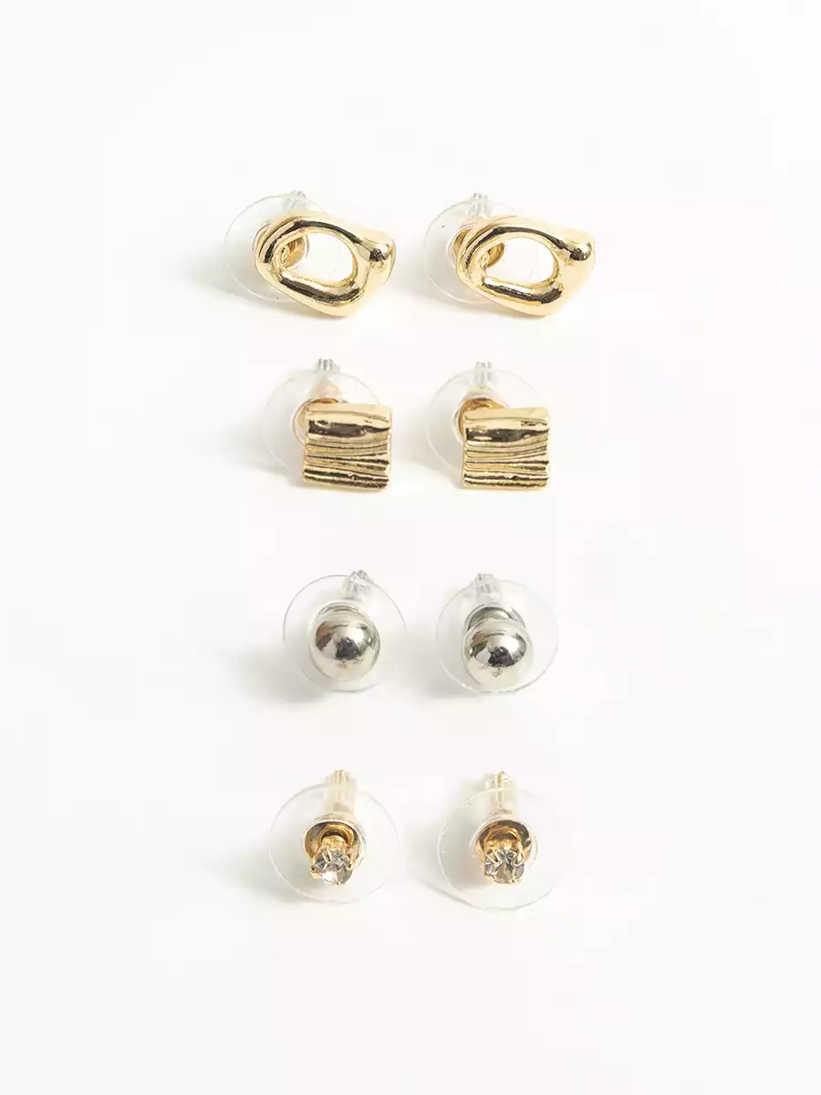 Серьги в наборе 4 пары 058D-7943D