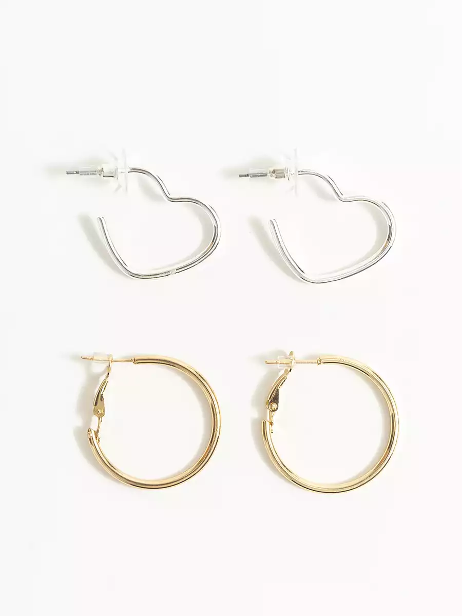 Серьги в наборе 2 пары 058D-7948D