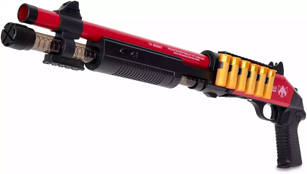 Механическое ружье Remington 870 с гильзами и мягкими пулями KB1217 66см