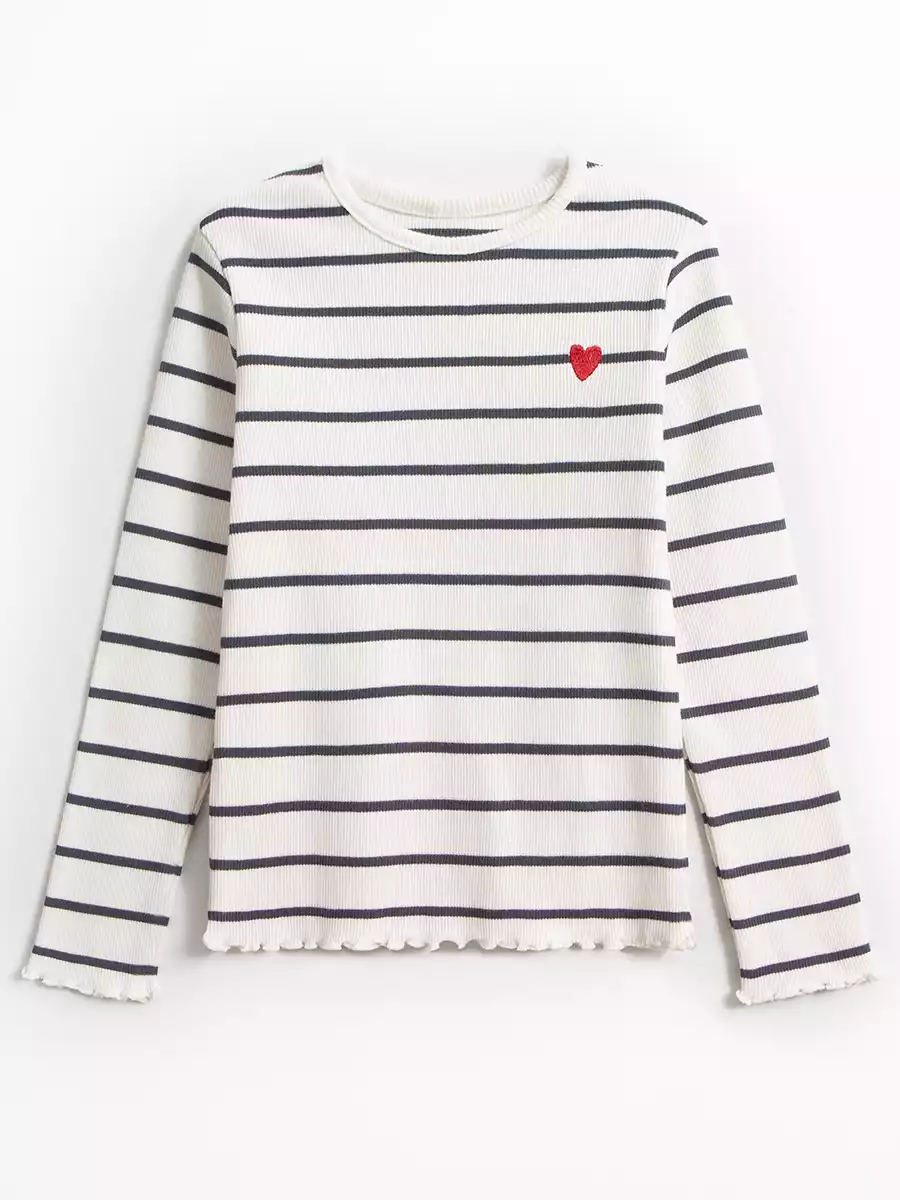 Лонгслив в рубчик Vulpes