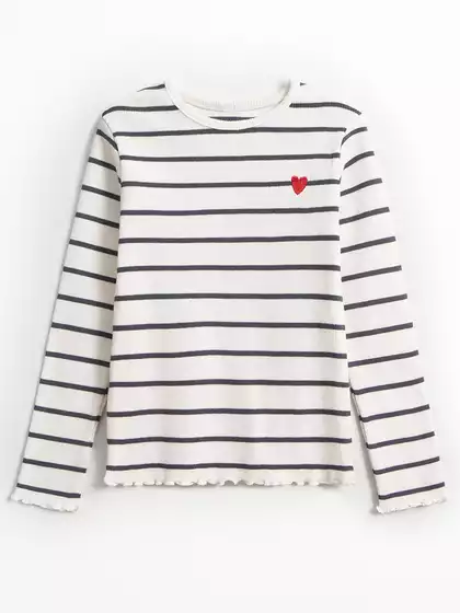 Лонгслив в рубчик Vulpes