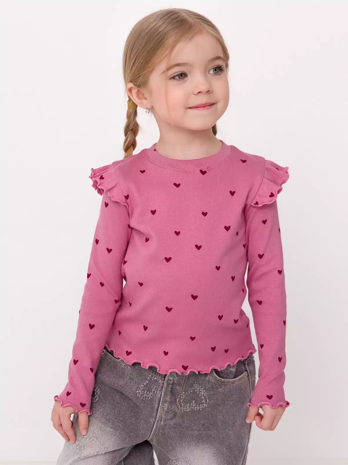 Лонгслив в рубчик Vulpes