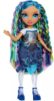 Кукла 68382 Шиммерс Скайлер голубая с аксессуарами Rainbow High