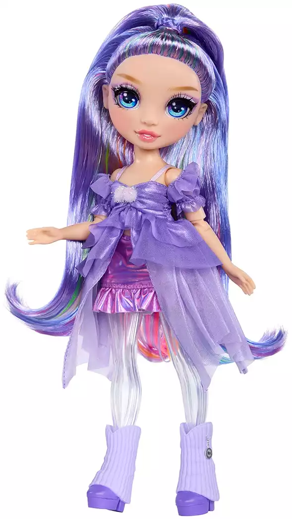 Кукла 68383 Шиммерс Виолет фиолетовая с аксессуарами Rainbow High