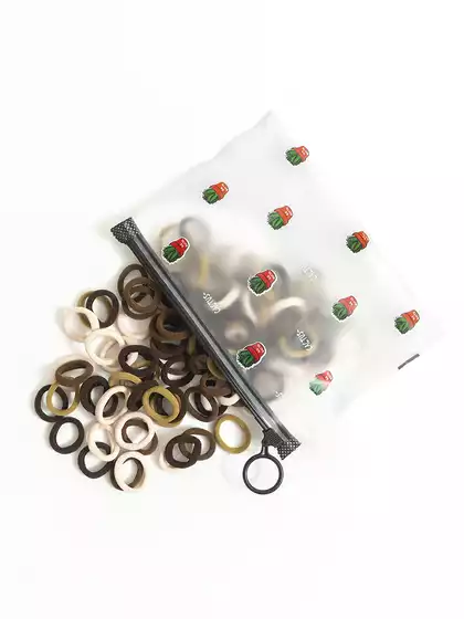 Резинка для волос 100 шт 2 см Vulpes 058D-8022D