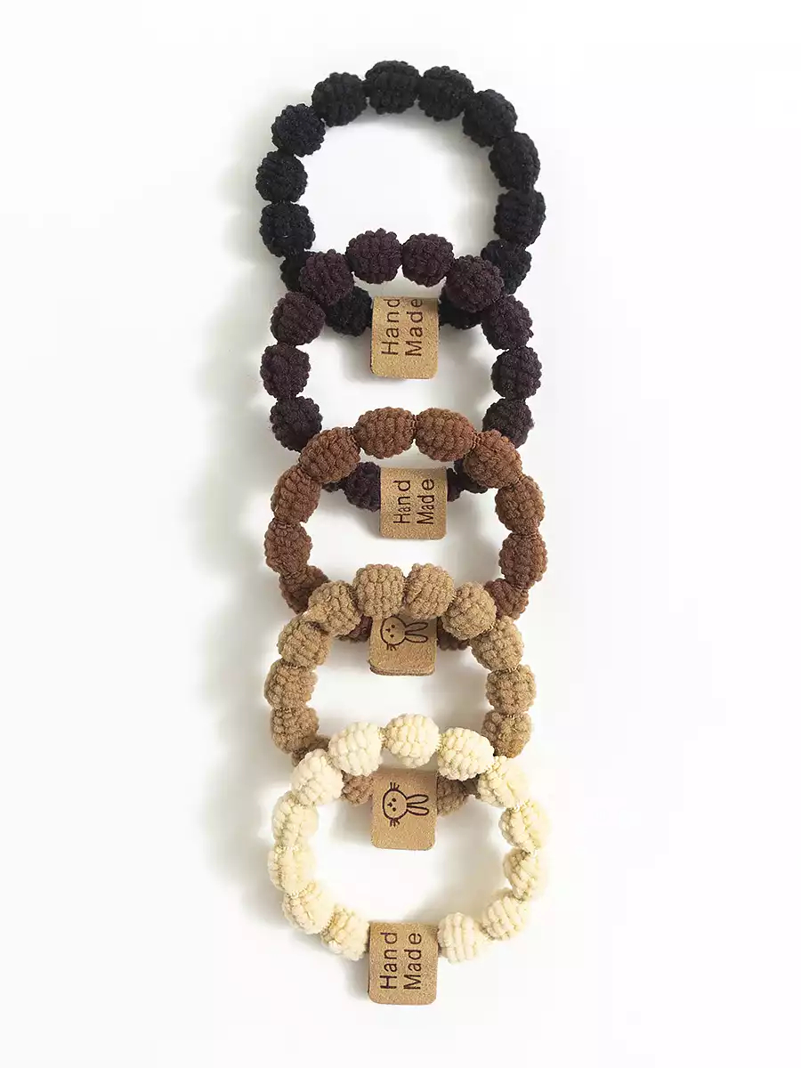 Резинка для волос 5 шт Vulpes 058D-8023D