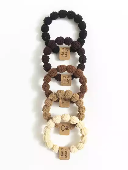 Резинка для волос 5 шт Vulpes 058D-8023D