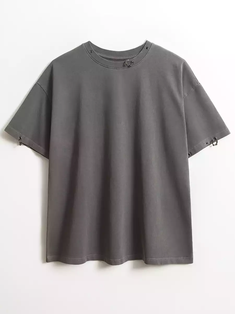 Футболка оверсайз с эффектом варки KEANU