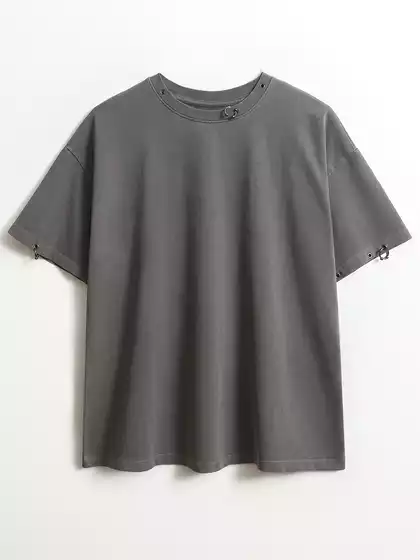 Футболка оверсайз с эффектом варки KEANU