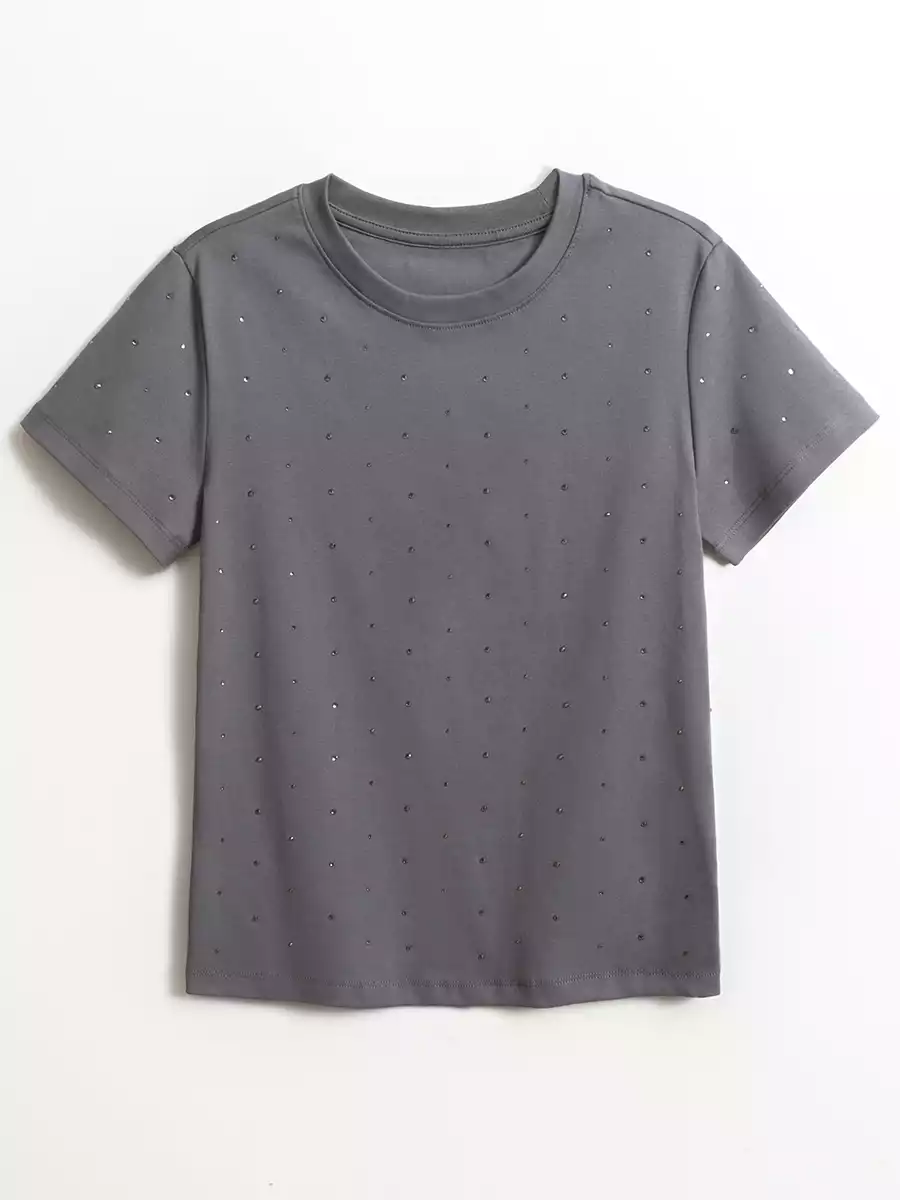 Футболка со стразами KEANU