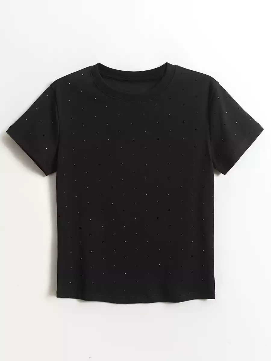 Футболка со стразами KEANU