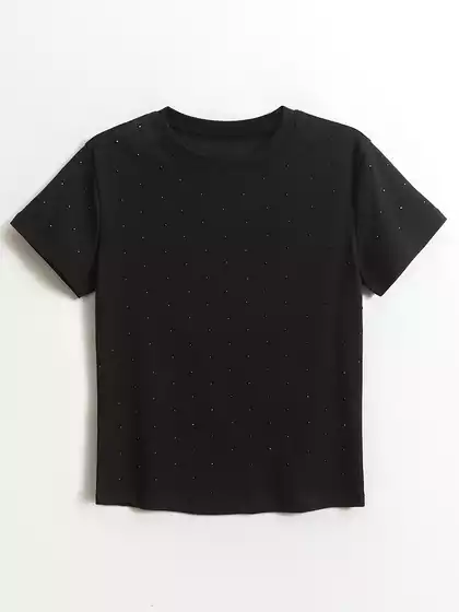 Футболка со стразами KEANU